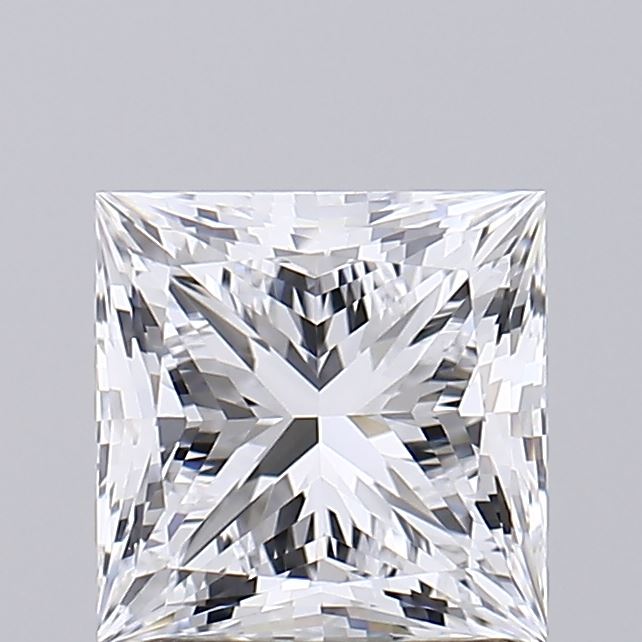 1.53 ct D Color VVS2 Clarity Princess Shape Lab Grown Diamond
