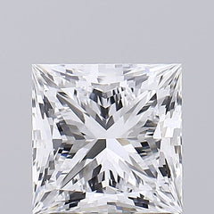1.53 ct D Color VVS2 Clarity Princess Shape Lab Grown Diamond
