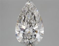 3.03 ct F Color SI1 Clarity Pear Shape Lab Grown Diamond