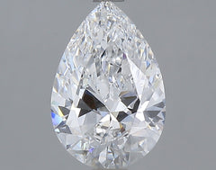 1.6 ct D Colour SI1 Clarity Pear Shape Lab Grown Diamond