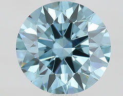 1.55 ct  Colour VVS2 Clarity Round Shape Coloured Lab Grown Diamond