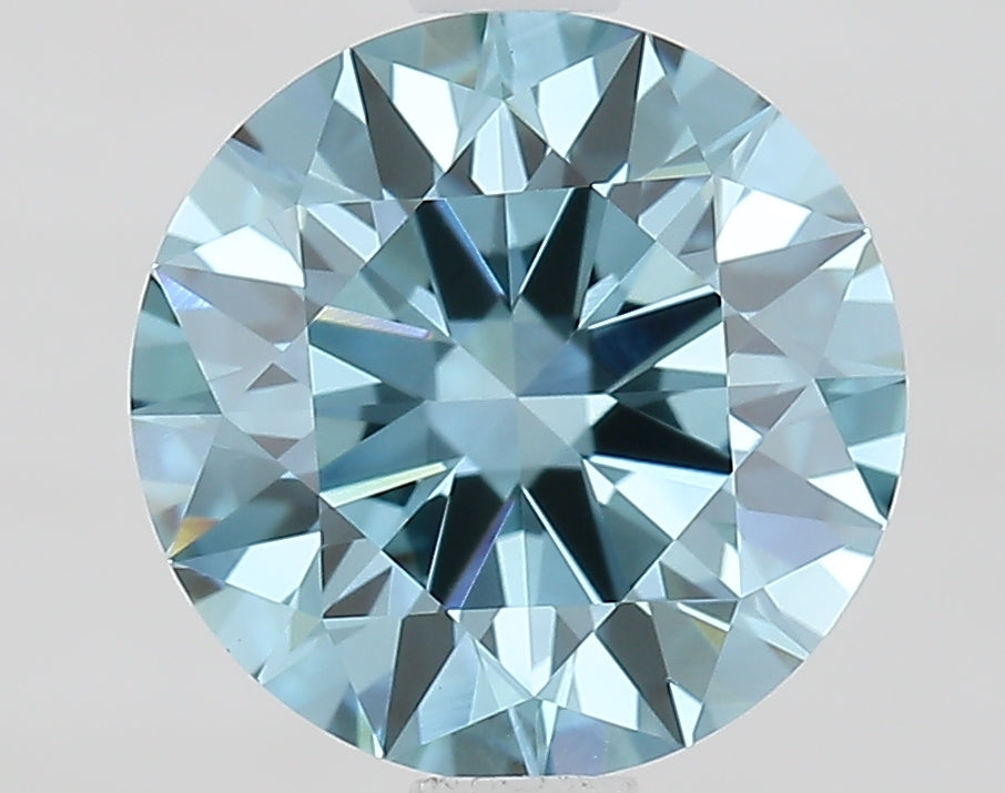 1.55 ct  Colour VVS2 Clarity Round Shape Coloured Lab Grown Diamond