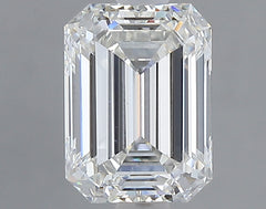 1.55 ct G Colour VVS2 Clarity Emerald Shape Lab Grown Diamond