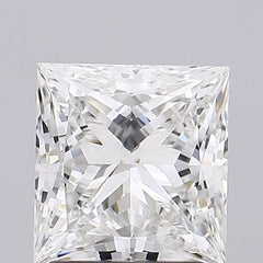 1.79 ct G Color VVS2 Clarity Princess Shape Lab Grown Diamond