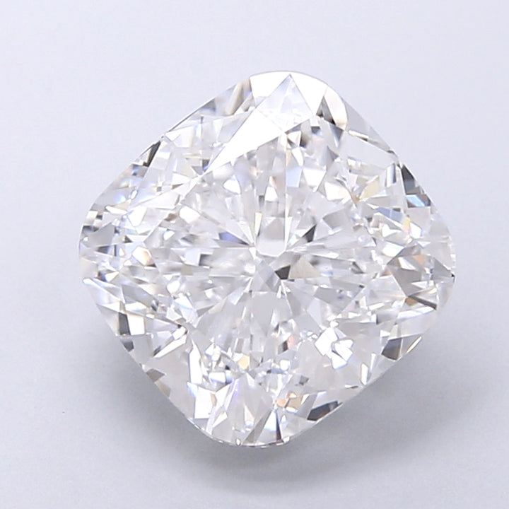 4.05 ct D Color VVS2 Clarity Cushion Shape Lab Grown Diamond