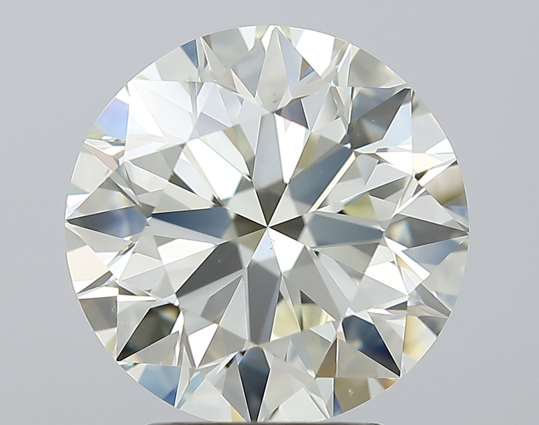 3.55 ct K Color VS2 Clarity Round Shape Natural Diamond