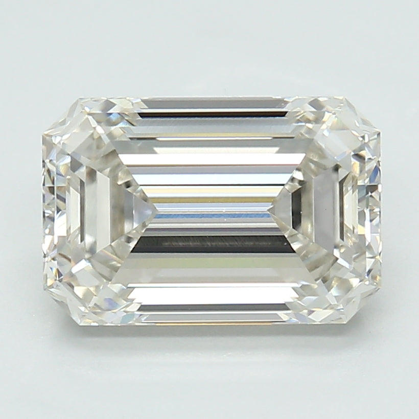 3.09 ct H Color VVS2 Clarity Emerald Shape Lab Grown Diamond