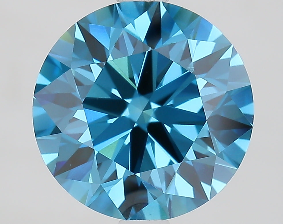 2.73 ct  Colour VVS2 Clarity Round Shape Coloured Lab Grown Diamond