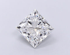 1.58 ct D Color VVS2 Clarity Princess Shape Lab Grown Diamond