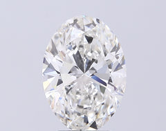 3.07 ct G Color VVS2 Clarity Oval Shape Lab Grown Diamond