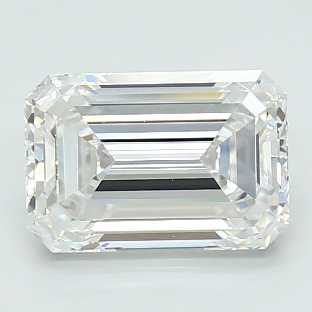 1.67 ct E Color VVS2 Clarity Emerald Shape Lab Grown Diamond