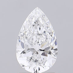 1.7 ct D Color VVS1 Clarity Pear Shape Lab Grown Diamond