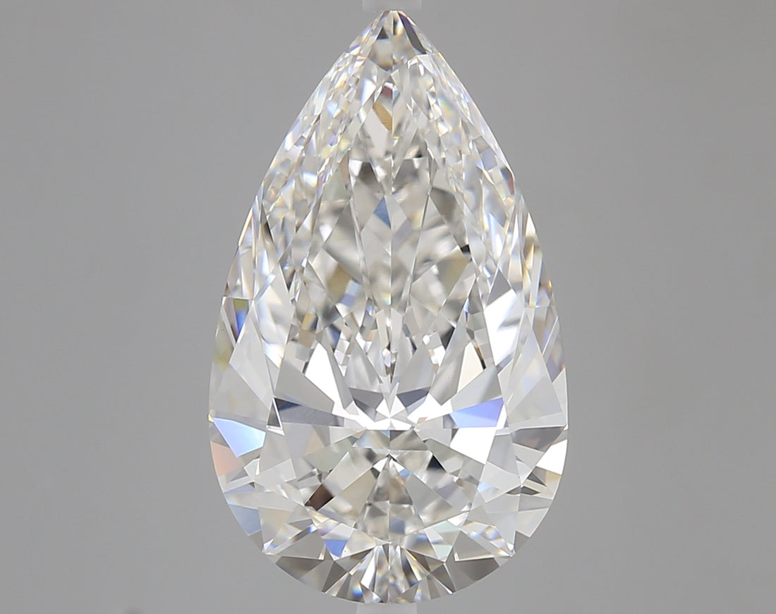 7.5 ct E Color VVS2 Clarity Pear Shape Lab Grown Diamond