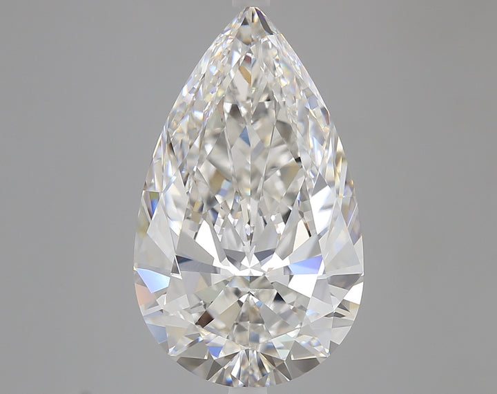 7.5 ct E Color VVS2 Clarity Pear Shape Lab Grown Diamond