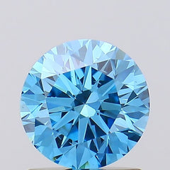 1.09 ct  Colour SI1 Clarity Round Shape Coloured Lab Grown Diamond