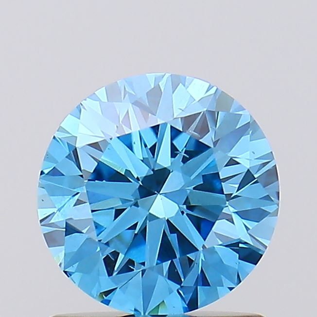 1.09 ct  Colour SI1 Clarity Round Shape Coloured Lab Grown Diamond