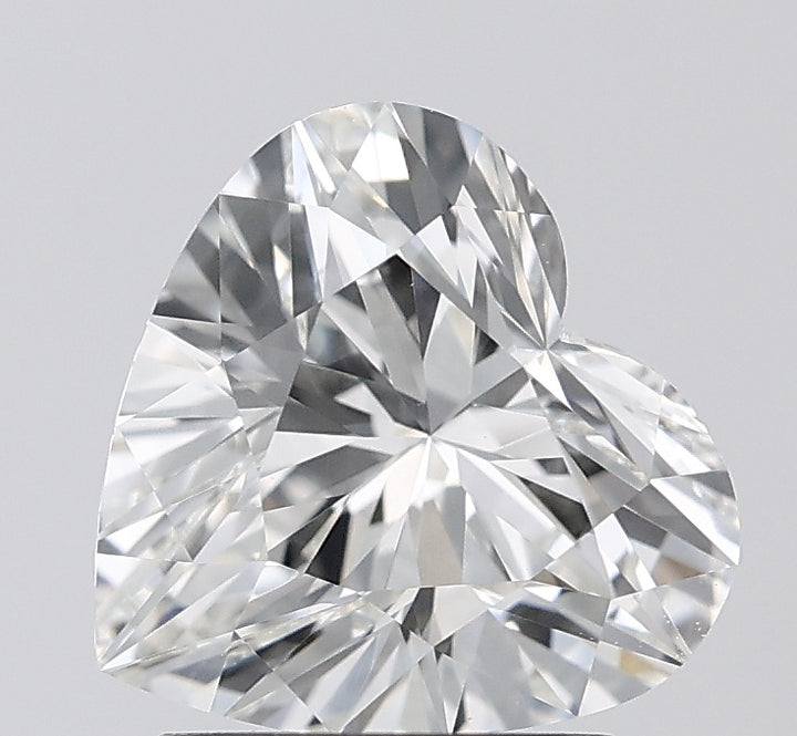 1.5 ct G Color VVS2 Clarity Heart Shape Lab Grown Diamond