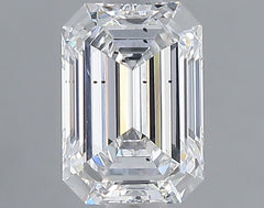 1.01 ct E Colour SI1 Clarity Emerald Shape Lab Grown Diamond