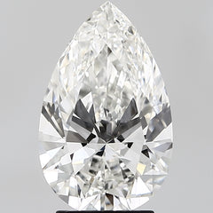 3.04 ct G Color VVS2 Clarity Pear Shape Lab Grown Diamond