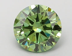 1.31 ct  Colour VS1 Clarity Round Shape Coloured Lab Grown Diamond