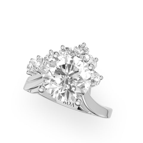 Sereno Nature Inspired Bypass Engagement Ring