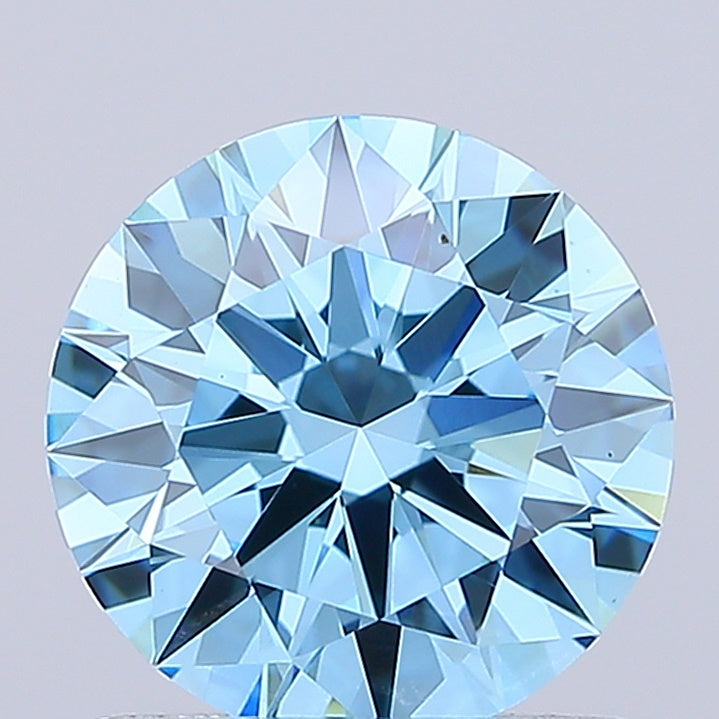 1.14 ct  Colour VS1 Clarity Round Shape Coloured Lab Grown Diamond