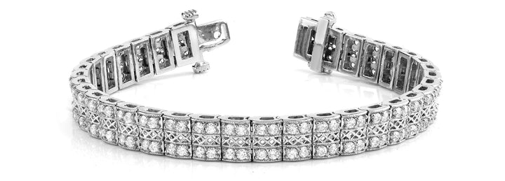 Annastasia In Line Multi Row Bracelet