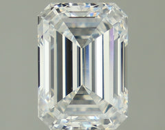 2.01 ct D Color VVS2 Clarity Emerald Shape Lab Grown Diamond