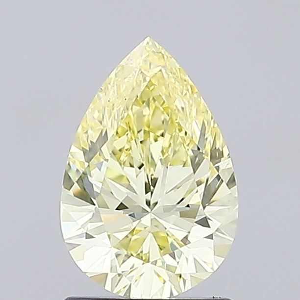 1.0 ct  Colour SI1 Clarity Pear Shape Coloured Lab Grown Diamond