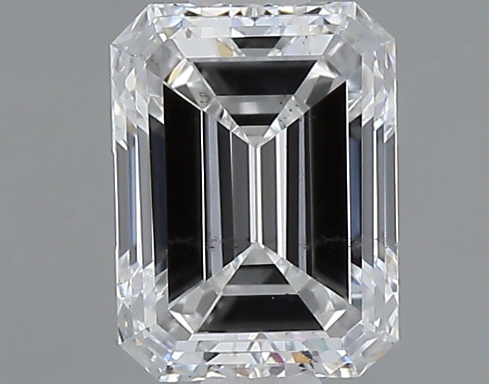 1.09 ct D Colour SI1 Clarity Emerald Shape Lab Grown Diamond