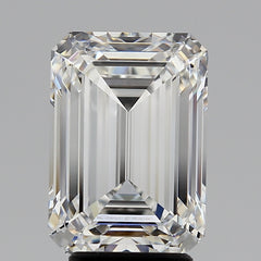 4.09 ct F Color VVS2 Clarity Emerald Shape Lab Grown Diamond