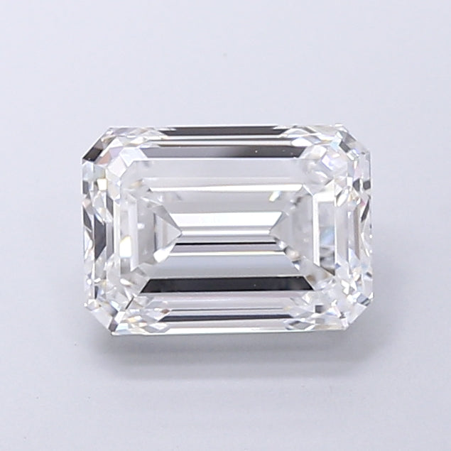 3.01 ct D Color VVS2 Clarity Emerald Shape Lab Grown Diamond