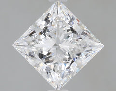 2.1 ct D Colour VVS2 Clarity Princess Shape Lab Grown Diamond