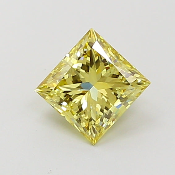 1.01 ct  Colour VS2 Clarity Princess Shape Coloured Lab Grown Diamond