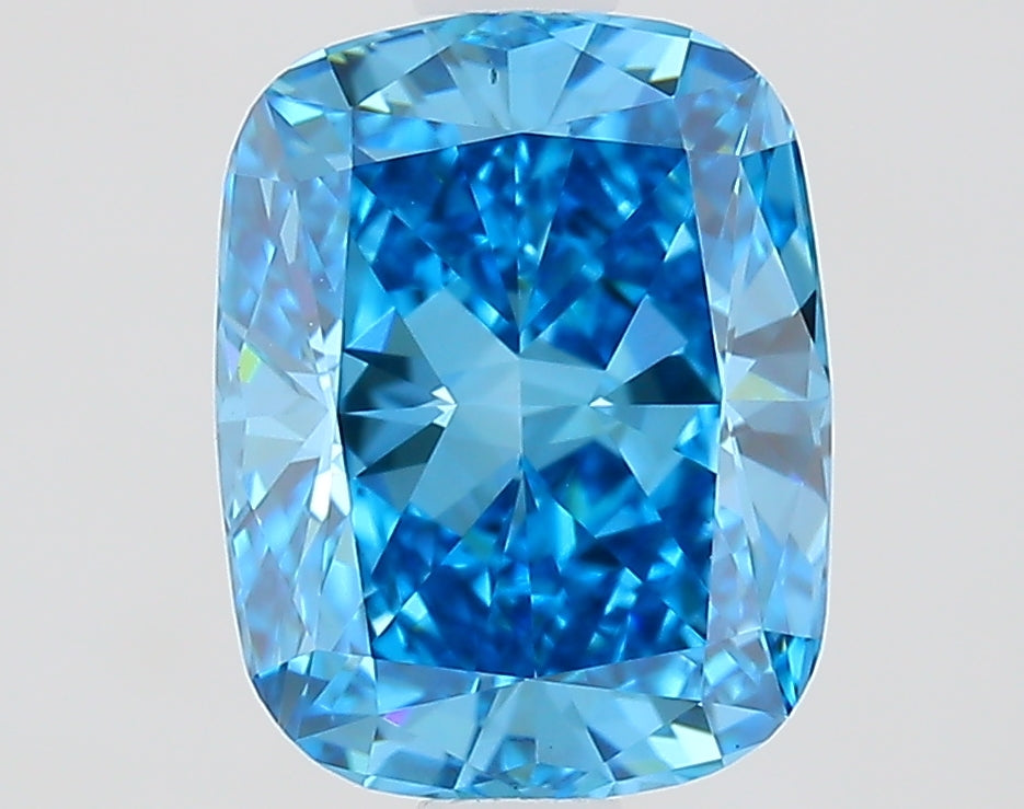 1.51 ct  Colour VVS2 Clarity Cushion Shape Coloured Lab Grown Diamond