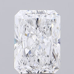 4.05 ct D Color VVS2 Clarity Radiant Shape Lab Grown Diamond