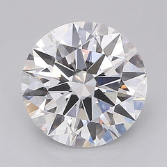 2.51 ct D Color VVS2 Clarity Round Shape Lab Grown Diamond