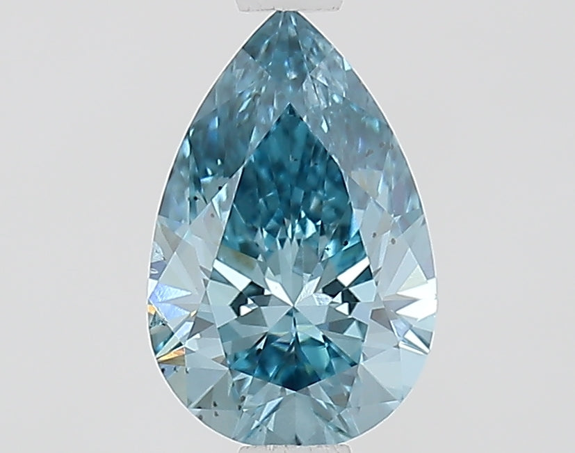 1.0 ct  Colour SI1 Clarity Pear Shape Coloured Lab Grown Diamond