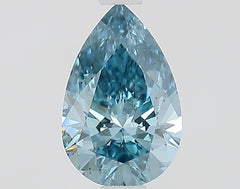 1.0 ct  Colour SI1 Clarity Pear Shape Coloured Lab Grown Diamond