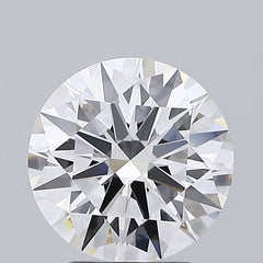 3.02 ct F Color VVS2 Clarity Round Shape Lab Grown Diamond