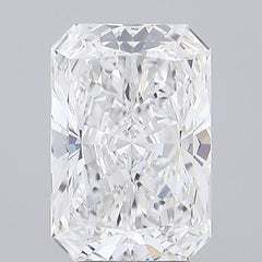 4.01 ct D Color VVS2 Clarity Radiant Shape Lab Grown Diamond