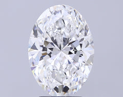4.1 ct E Color VVS2 Clarity Oval Shape Lab Grown Diamond
