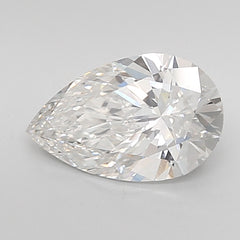 2.1 ct F Color VVS2 Clarity Pear Shape Lab Grown Diamond