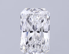 3.05 ct E Color VVS2 Clarity Radiant Shape Lab Grown Diamond