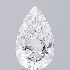 3.03 ct E Color VVS2 Clarity Pear Shape Lab Grown Diamond
