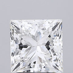 2.52 ct E Colour VVS1 Clarity Princess Shape Lab Grown Diamond