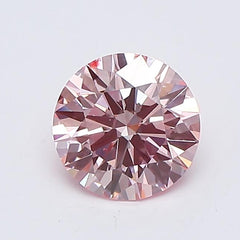 1.01 ct  Colour SI1 Clarity Round Shape Coloured Lab Grown Diamond