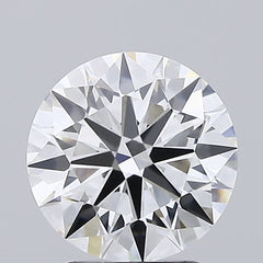 2.9 ct F Color VVS2 Clarity Round Shape Lab Grown Diamond