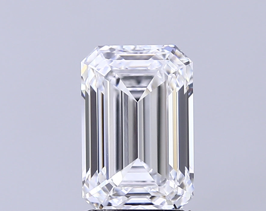 2.9 ct D Color VVS2 Clarity Emerald Shape Lab Grown Diamond