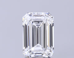 2.9 ct D Color VVS2 Clarity Emerald Shape Lab Grown Diamond